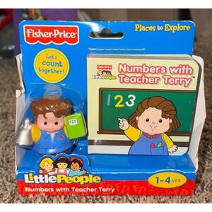 Fisher-Price Little People Numbers with Teacher Terry Playset (NWT)